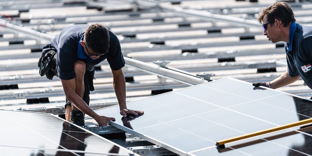 Groei aantal banen in de zonne-energie neemt af