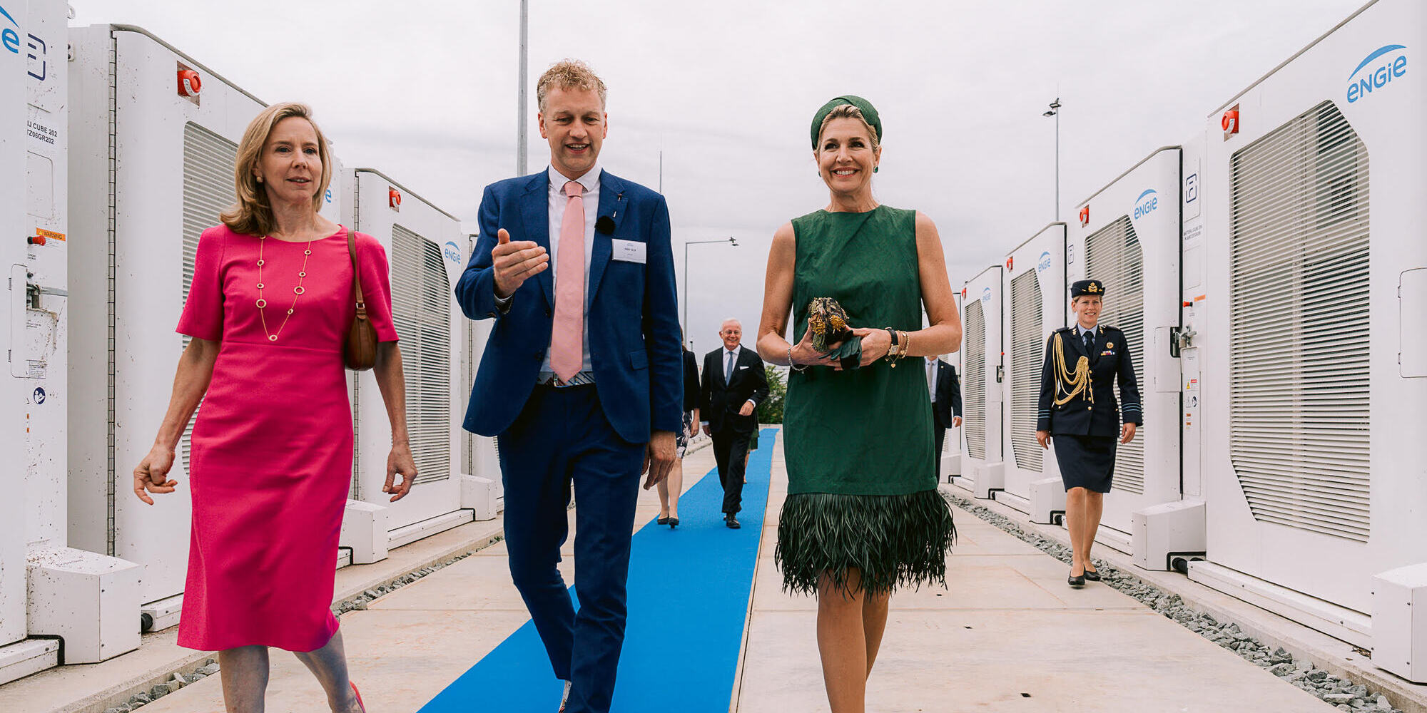 Eerste batterijpark van ENGIE in Lelystad geopend door Koningin Máxima
