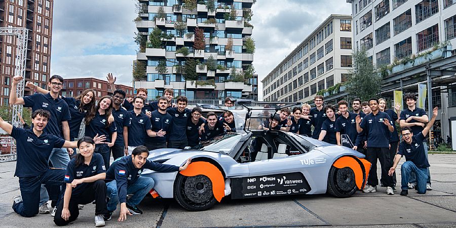 TU Eindhoven-studenten ontwikkelen elektrische auto die fijnstof opvangt