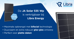 JA Solar 535Wp zonnepaneel onderscheidt zich met hoge efficiëntie en duurzame technologie