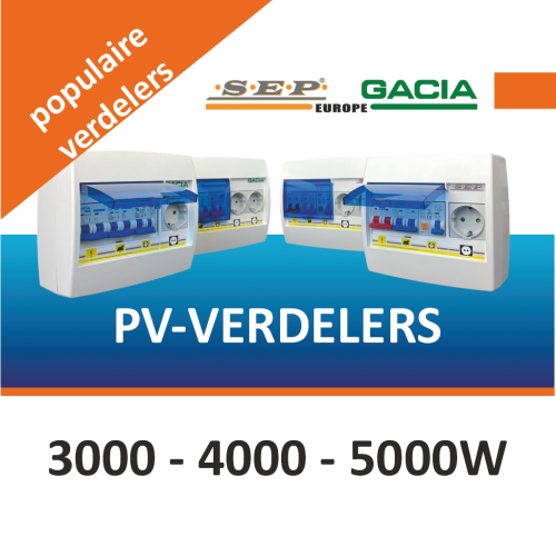 PV-verdelers SUNA series van SEP en GACIA Europe