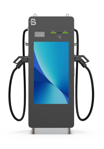 2 GUNS DC EV CHARGING ADVERTISING STATION