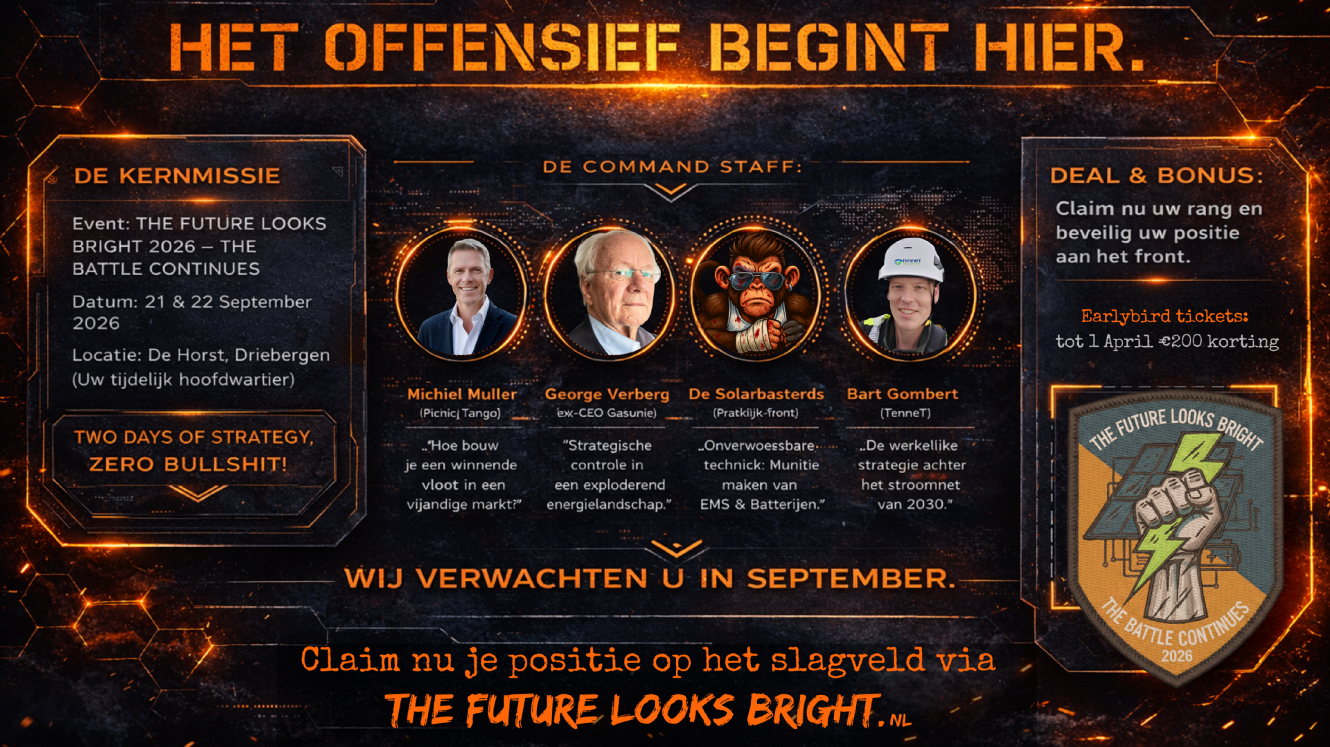 The Future Looks Bright 2026 — The Battle Continues