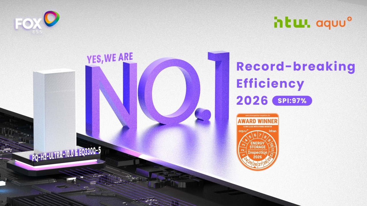 Fox ESS presenteert Power Q energieopslagsysteem op Solar Solutions Amsterdam