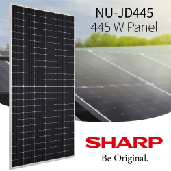 Sharp introduceert nieuw PV-zonnepaneel van 445 watt met half-cut-cell