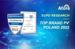 Afore is awarded with the “Top Brand PV Poland 2022” certificate