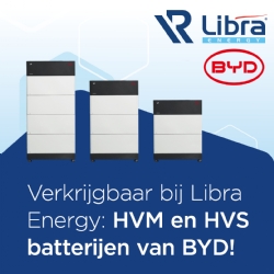 Verkrijgbaar bij Libra Energy: BYD HVM en HVS accu