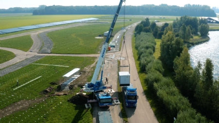 Energie- infrastructuur voor zonnepark Flevonice