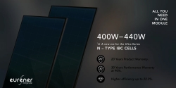Duurzame elegantie - Eurener Ultra Premium 400Wp - 440Wp