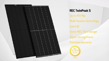 Evolutie volgt op revolutie:  Productiestart van de iconische REC TwinPeak 5-zonnepanelen