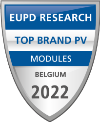Belinus Solar heeft de "Top PV Brand 2022 Belgium" ontvangen