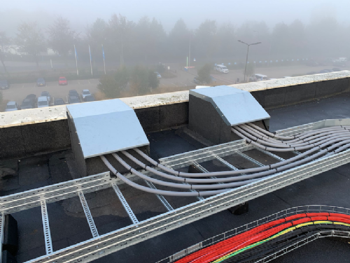 Standaard dakdoorvoer voor plat dak (PV Roof Terminal)