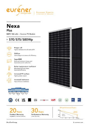 NEXA Plus 580Wp