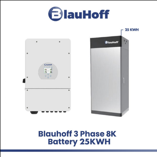 Blauhoff Home 8K/25kWh 1 Fase Systeem