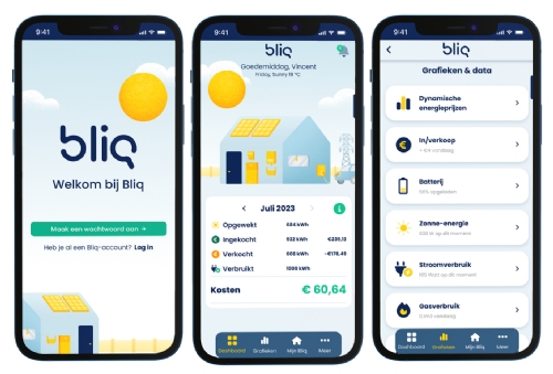 Bliq app (iOS & Android)