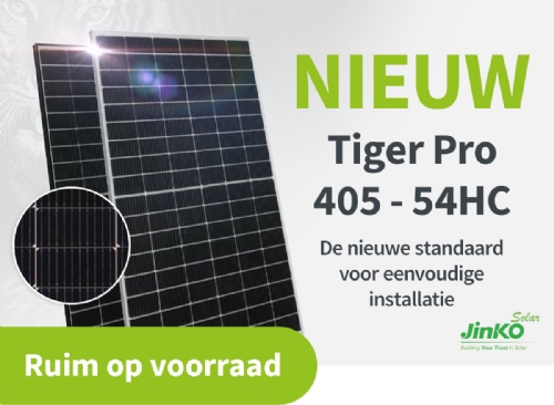 JKM395-415M-54HL4-V Tiger Pro p-type 54 cells