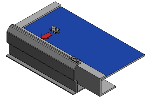 Vereffeningsclip voor ValkPitched Insert systemen