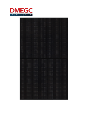 DMEGC ZONNEPANEEL DMH375M6-60HBB | Mono HALF CEL | FULL BLACK | 375 Wp