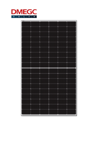 DMEGC ZONNEPANEEL DM415M10-54HSW | Mono HALF CEL M10 Witte backsheet  Zilver frame | 415 Wp