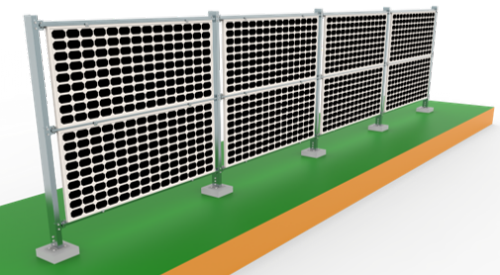 SOLAR FENCE STRUCTURE SYSTEM