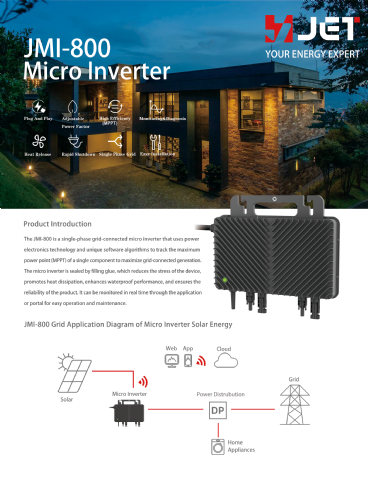 JET micro inverter JMI-800