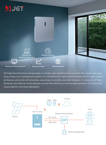 JET balcony all-in-one storage system JMS-1200