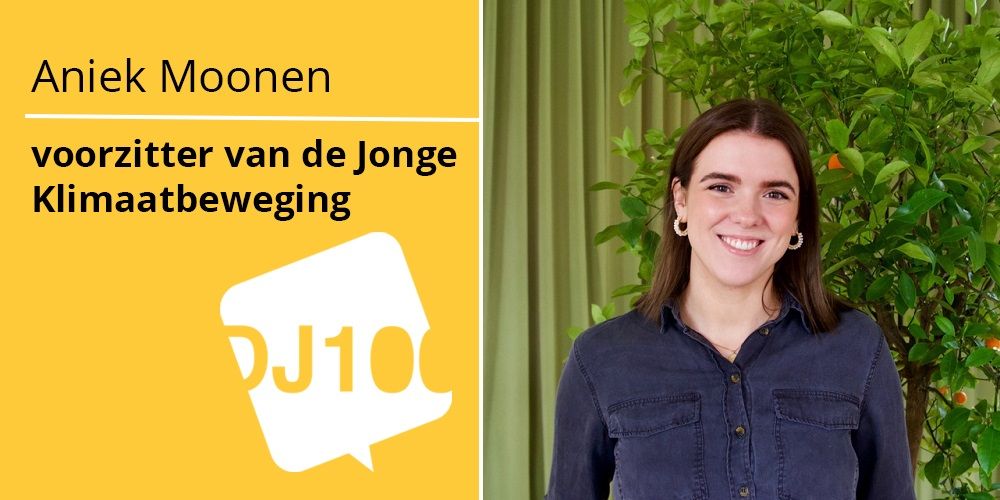 Duurzame jonge talenten: Aniek Moonen (Jonge Klimaatbeweging)