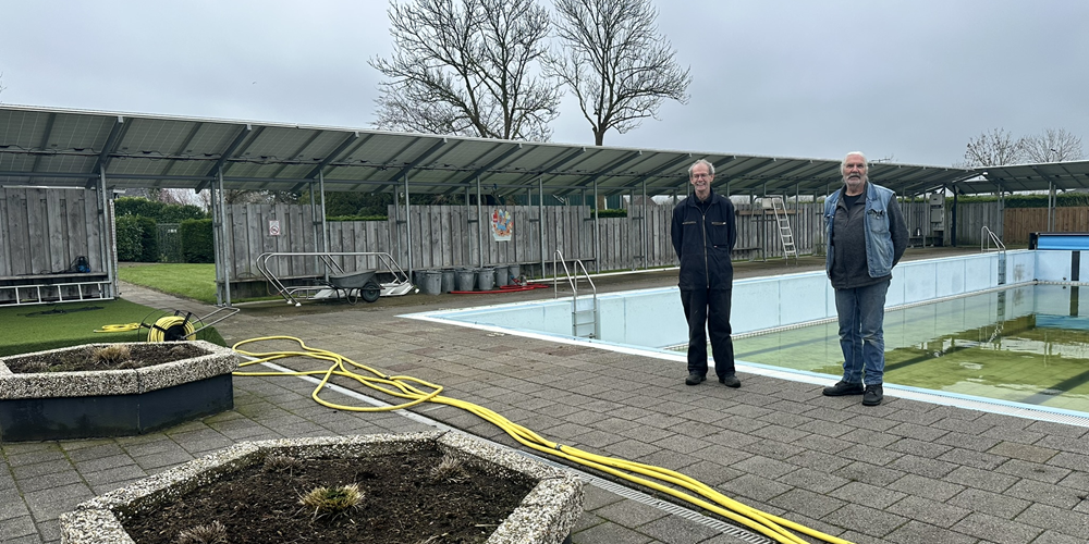 Zwembad het Molenbad volledig energieneutraal door zon en warmte