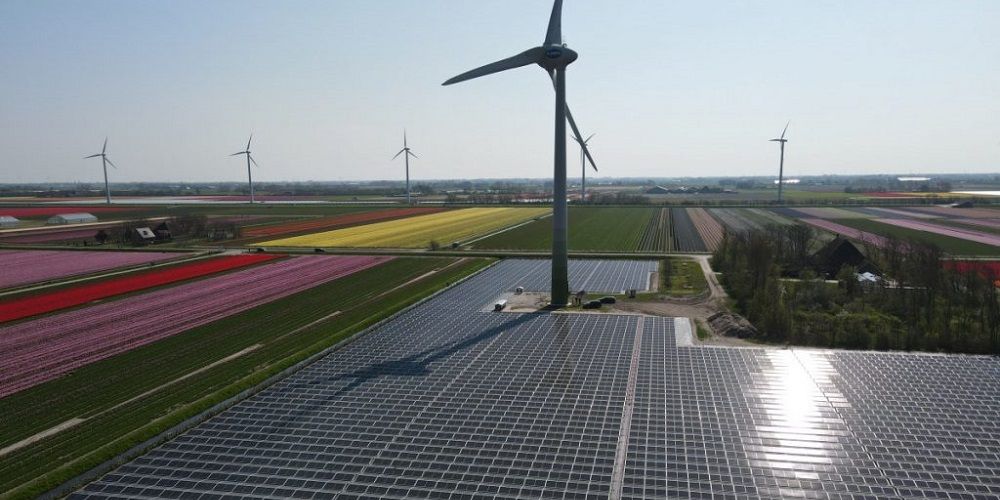 15,5 procent minder CO2-uitstoot, mede dankzij wind- en zonne-energie