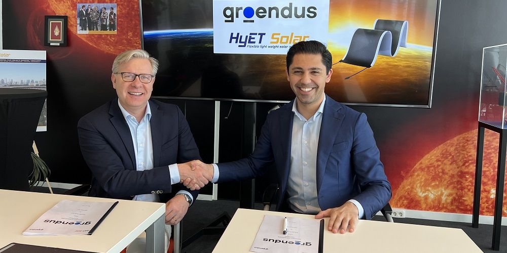 Groendus en HyET Solar werken samen aan innovatieve zonnefolie