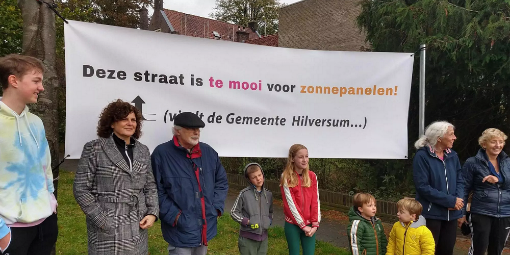 Gemeente vindt straat te mooi voor zonnepanelen