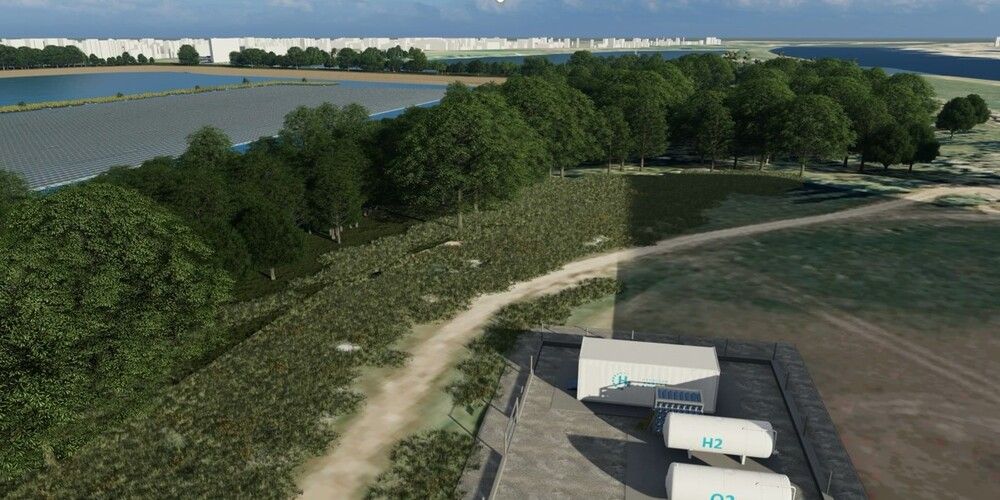 Waterstoffabriek op zonne-energie op komst