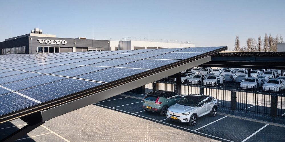 SolarComfort plaatst ruim 5.000 zonnepanelen bij Volvo Car Nederland